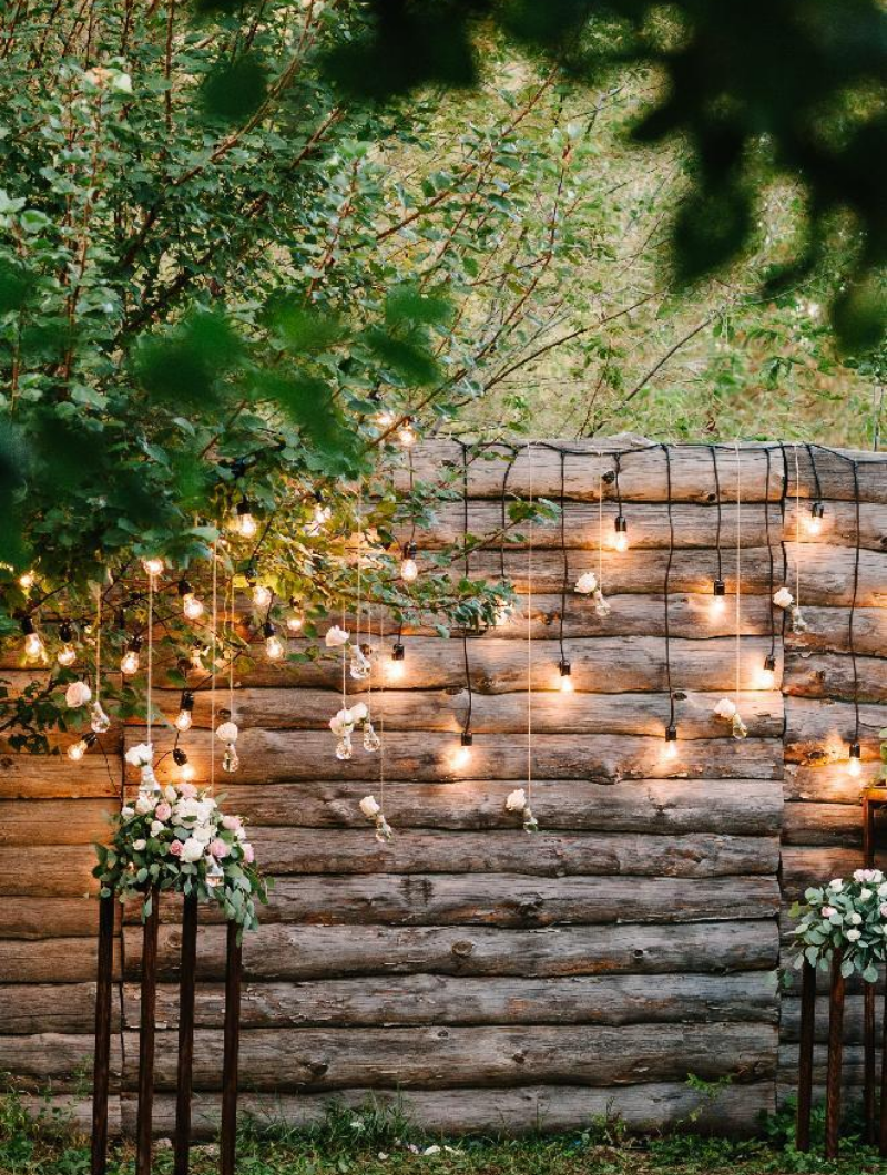 Décoration féérique guirlandes mariage Décoration féérique guirlandes mariage