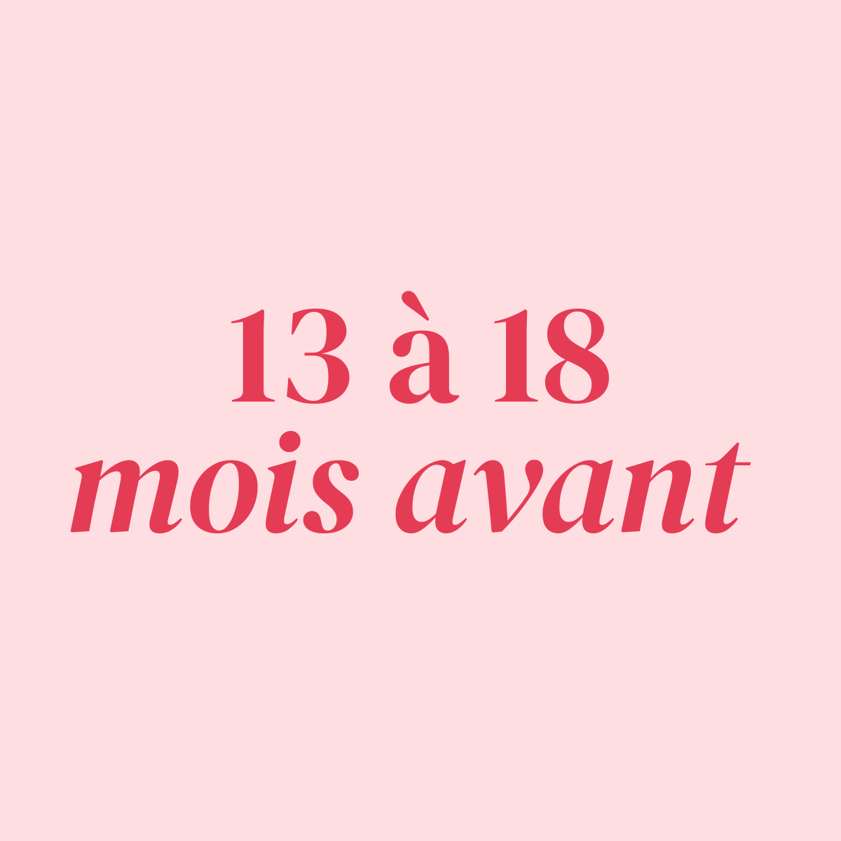 13 à 18 mois avant le mariage : poser les bases