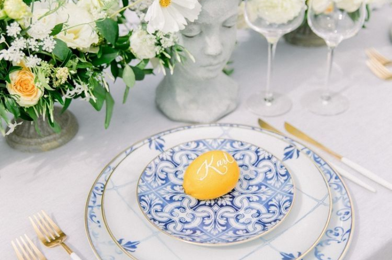 Décoration table dolce vita vintage