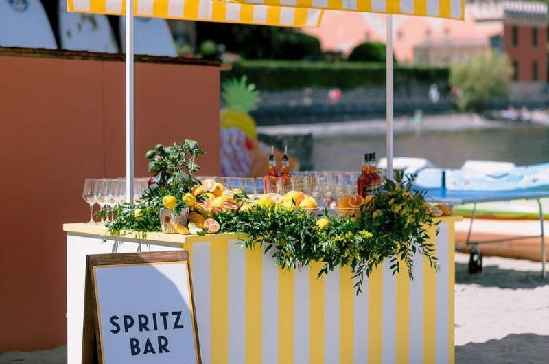 Mariage dolce vita bar à spritz