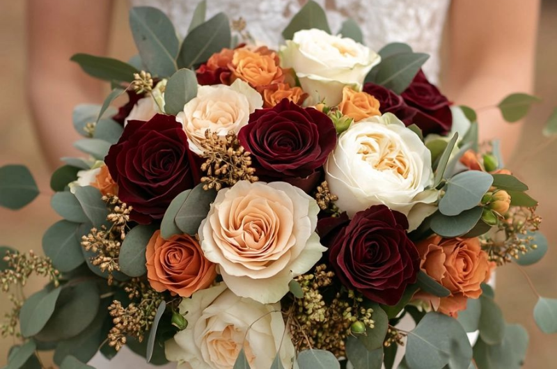 Bouquet mariage automne