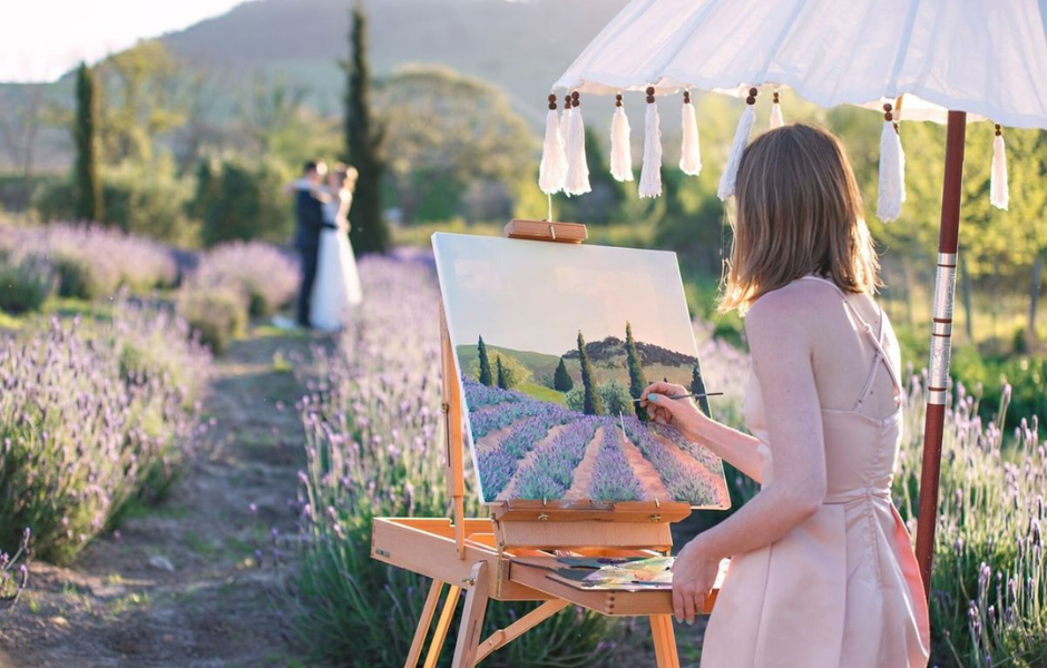 Animation mariage Live Painting