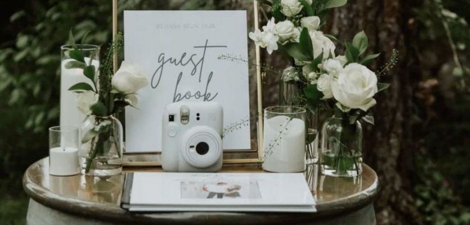 Animation mariage polaroid livre d'or