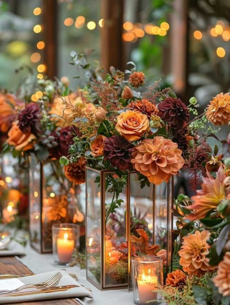 Les dahlias pour un mariage en automne Les dahlias pour un mariage en automne