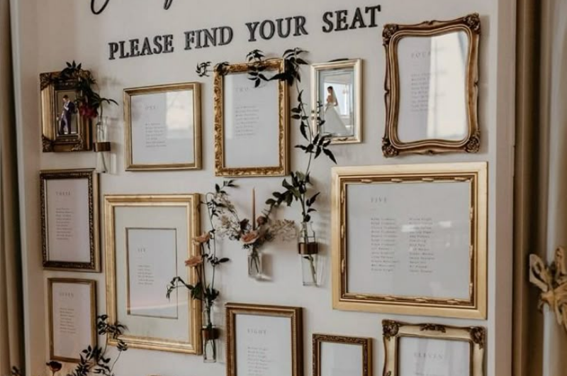 Plan de table thème Bridgerton