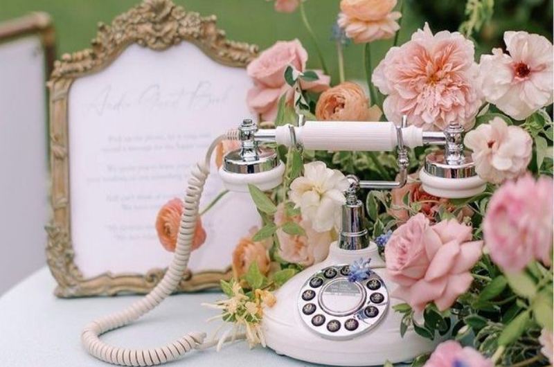 Livre d'or audio mariage Bridgerton