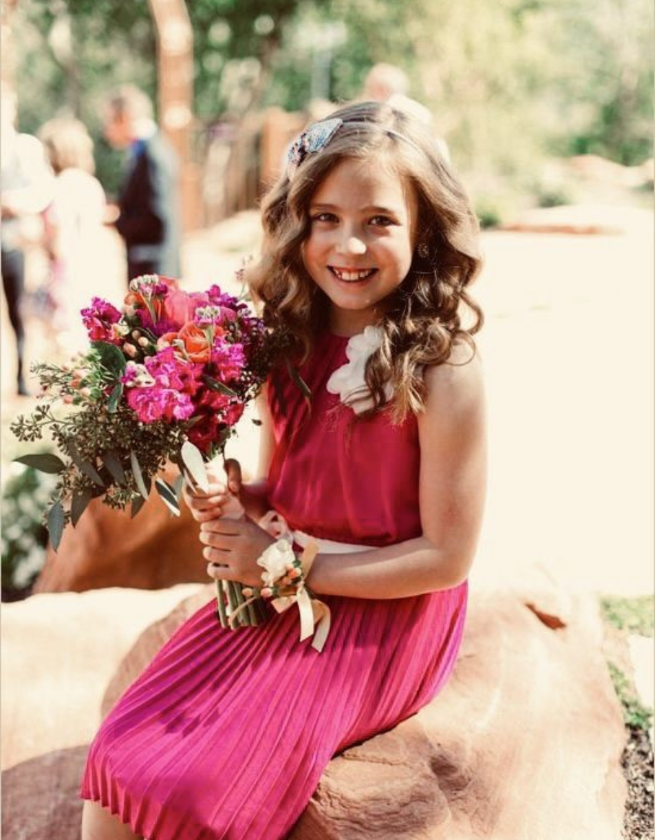 tenues de mariage enfants pour le theme orange & fuchsia tenues de mariage enfants pour le theme orange & fuchsia